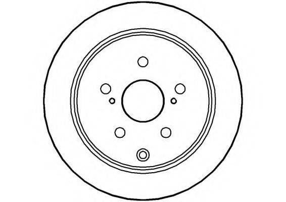 NATIONAL NBD559 гальмівний диск