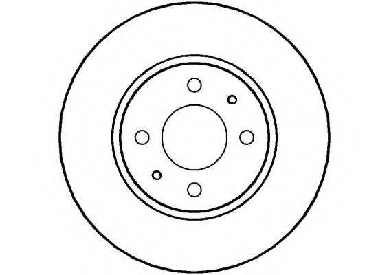 NATIONAL NBD576 гальмівний диск