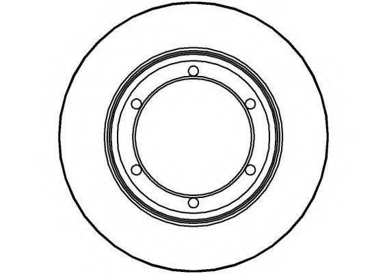 NATIONAL NBD579 гальмівний диск