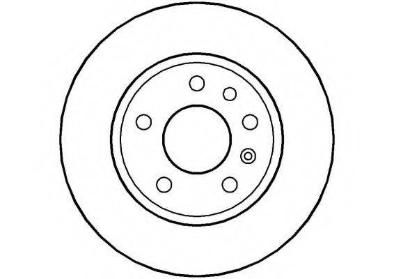 NATIONAL NBD601 гальмівний диск