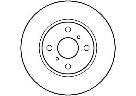 NATIONAL NBD609 гальмівний диск