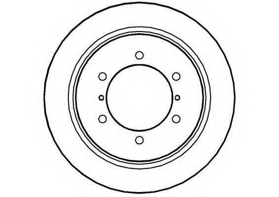 NATIONAL NBD635 гальмівний диск