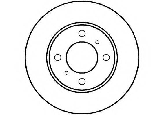 NATIONAL NBD674 гальмівний диск