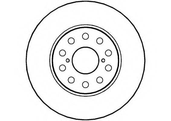 NATIONAL NBD696 гальмівний диск