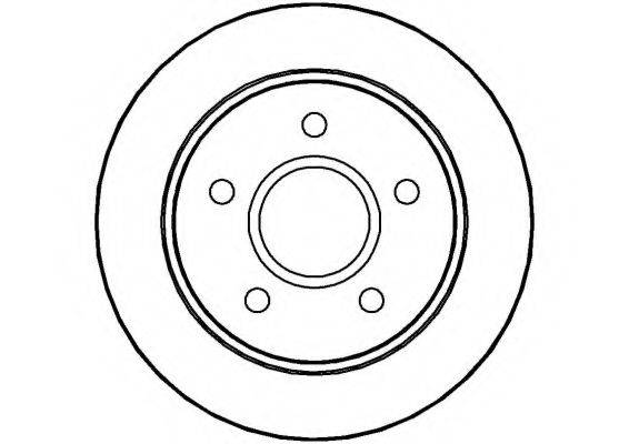 NATIONAL NBD797 гальмівний диск