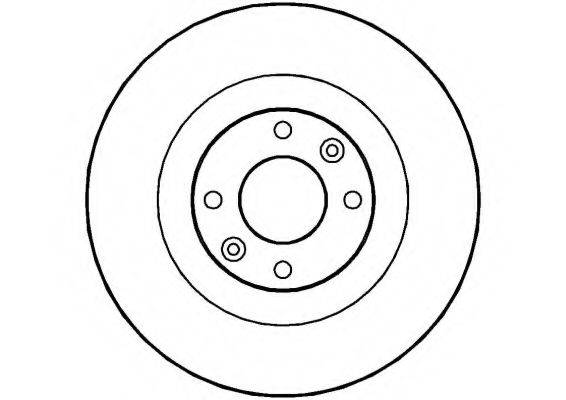 NATIONAL NBD804 гальмівний диск