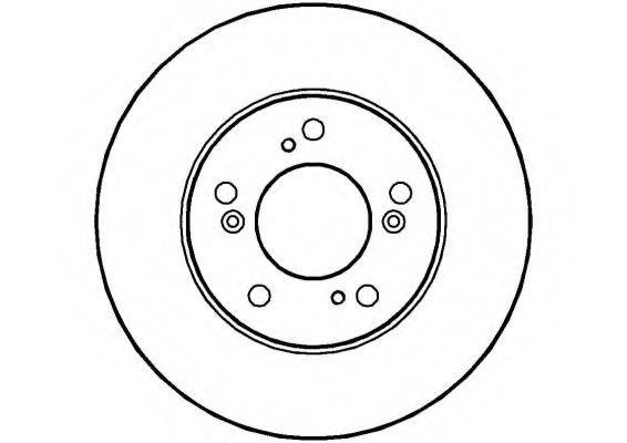 NATIONAL NBD817 гальмівний диск