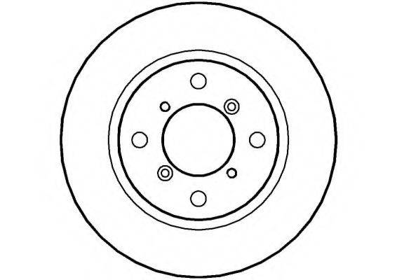 NATIONAL NBD829 гальмівний диск