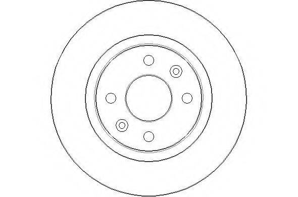 NATIONAL NBD1534 гальмівний диск