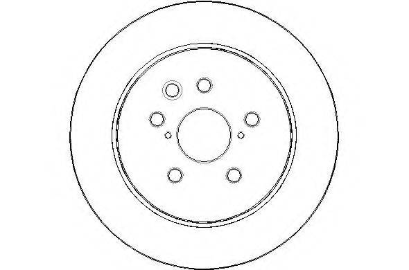 NATIONAL NBD1695 гальмівний диск