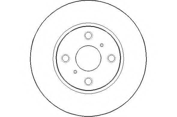 NATIONAL NBD1723 гальмівний диск