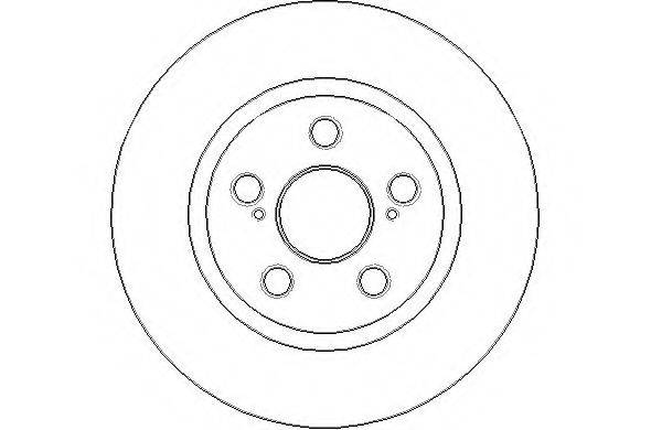 NATIONAL NBD1726 гальмівний диск