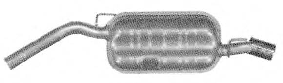 IMASAF 605507 Глушник вихлопних газів кінцевий