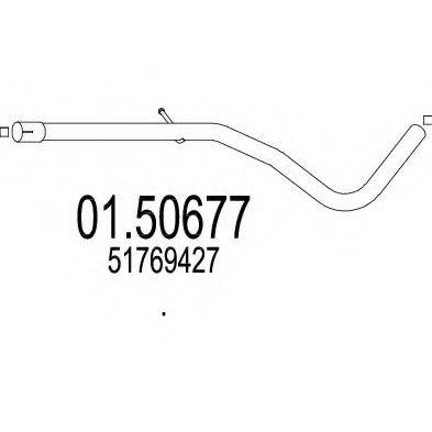 MTS 0150677 Середній глушник вихлопних газів