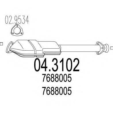 MTS 043102 Каталізатор