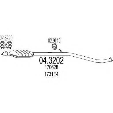 MTS 043202 Каталізатор