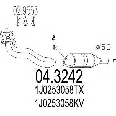 MTS 043242 Каталізатор