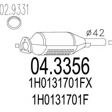 MTS 043356 Каталізатор