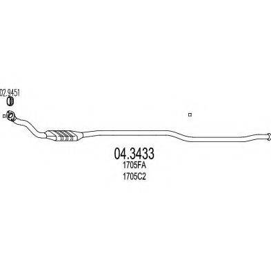 MTS 043433 Каталізатор