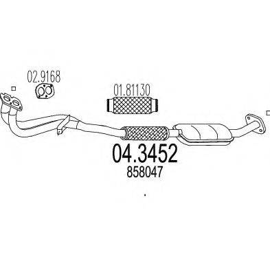 MTS 043452 Каталізатор