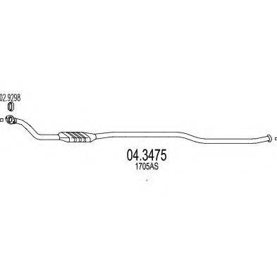 MTS 043475 Каталізатор