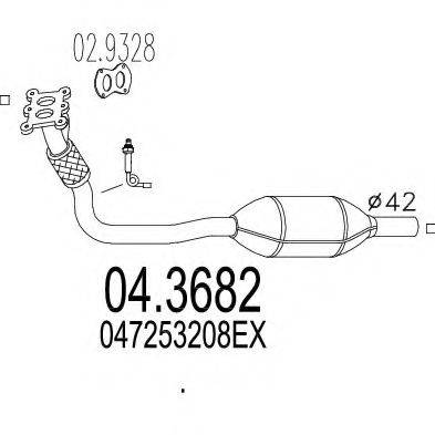 MTS 043682 Каталізатор