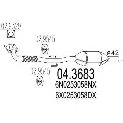 MTS 043683 Каталізатор