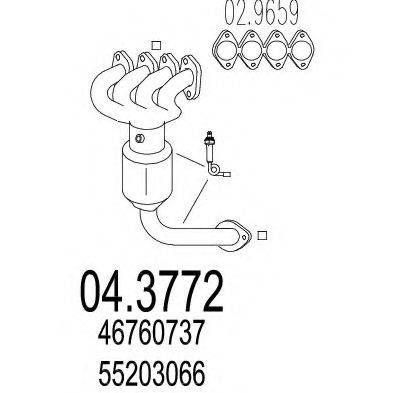 MTS 043772 Каталізатор