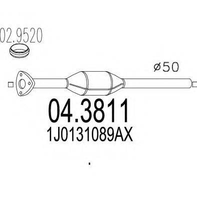 MTS 043811 Каталізатор