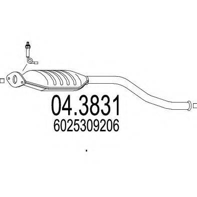 MTS 043831 Каталізатор