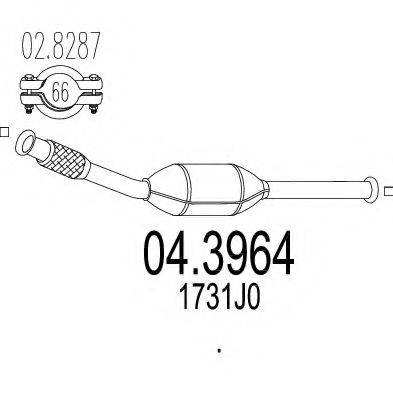 MTS 043964 Каталізатор