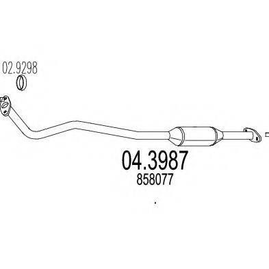 MTS 043987 Каталізатор