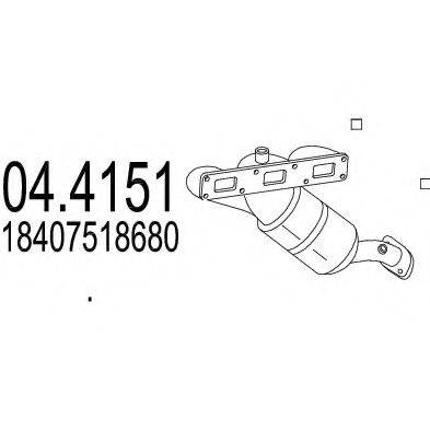 MTS 044151 Каталізатор