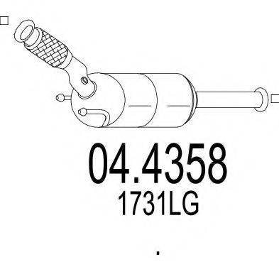 MTS 044358 Каталізатор