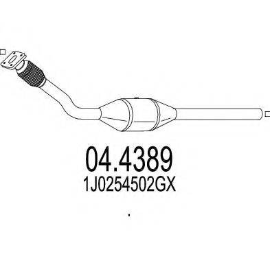 MTS 044389 Каталізатор