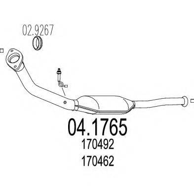 MTS 041765 Каталізатор