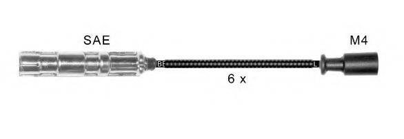 BBT ZK487 Комплект дротів запалювання