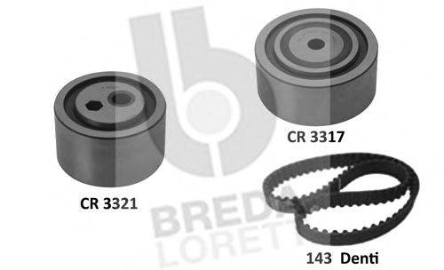 BREDA LORETT KCD0407 Комплект ременя ГРМ