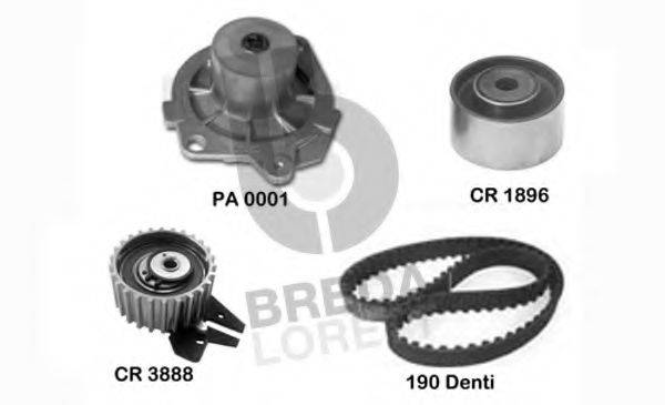 BREDA LORETT KPA0099A Водяний насос + комплект зубчастого ременя