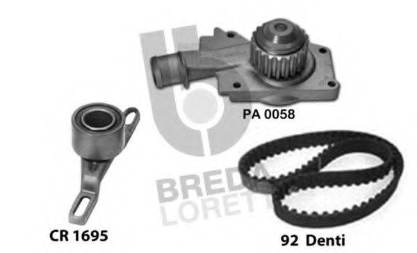 BREDA LORETT KPA0134A Водяний насос + комплект зубчастого ременя