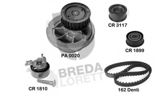 BREDA LORETT KPA0365A Водяний насос + комплект зубчастого ременя