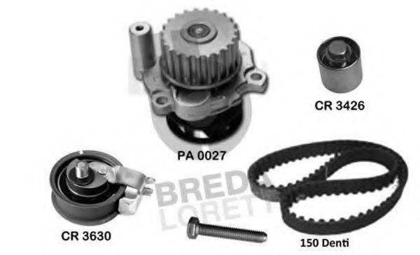 BREDA LORETT KPA0730B Водяний насос + комплект зубчастого ременя