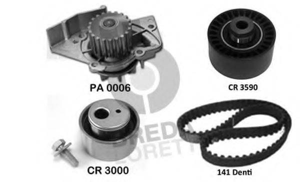 BREDA LORETT KPA0746A Водяний насос + комплект зубчастого ременя