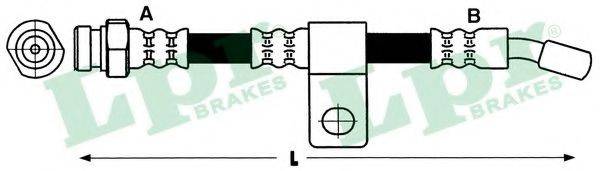 LPR 6T48181 Гальмівний шланг