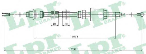 LPR C0250C Трос, управління зчепленням