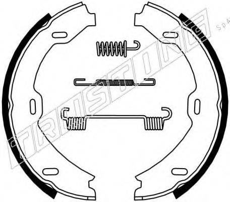 TRUSTING 052128K Комплект гальмівних колодок, стоянкова гальмівна система