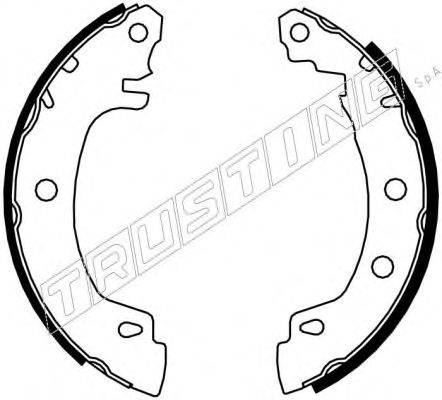 TRUSTING 7149 Комплект гальмівних колодок