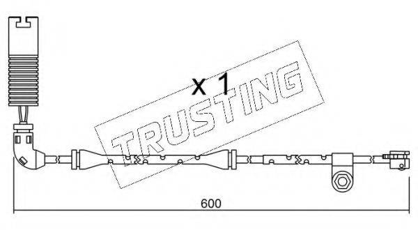 TRUSTING SU112 Сигналізатор, знос гальмівних колодок