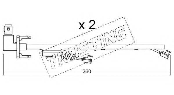 TRUSTING SU184K Сигналізатор, знос гальмівних колодок