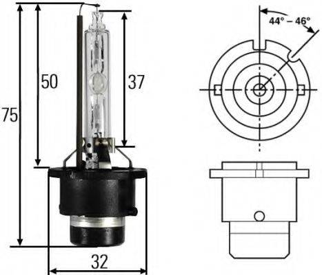 HELLA 8GS007949101 Лампа розжарювання, фара далекого світла; Лампа розжарювання, основна фара; Лампа розжарювання; Лампа розжарювання, основна фара; Лампа розжарювання, фара далекого світла